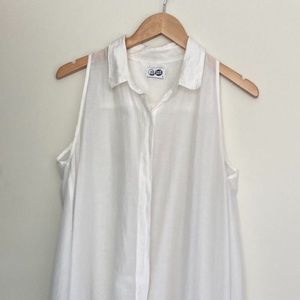 Cheap Monday Asymmetrical Flowy Button-Up